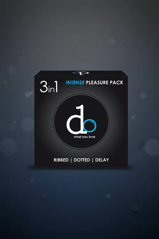 DO 3 in 1 Condoms Pack - 6 x 3 Ribbed Dotted Delay Condoms