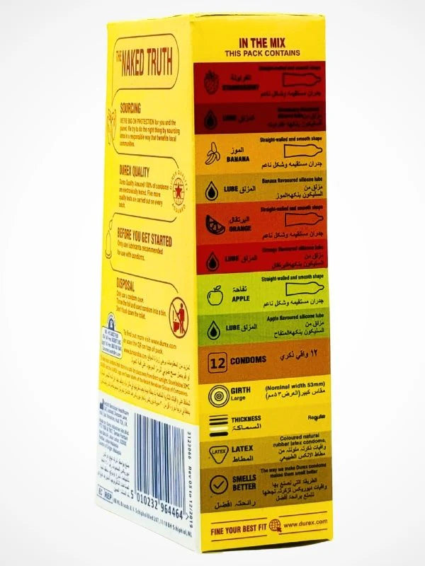 Durex Flavours Condoms - 12 Flavored Condoms Pack