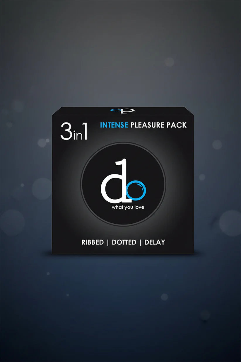 DO 3 in 1 Condoms Pack - 6 x 3 Ribbed Dotted Delay Condoms