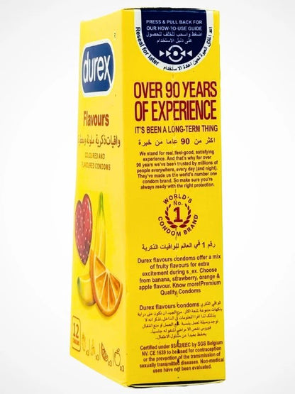 Durex Flavours Condoms - 12 Flavored Condoms Pack