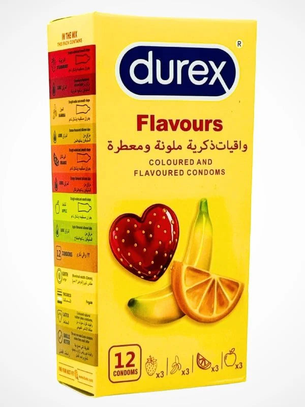 Durex Flavours Condoms - 12 Flavored Condoms Pack