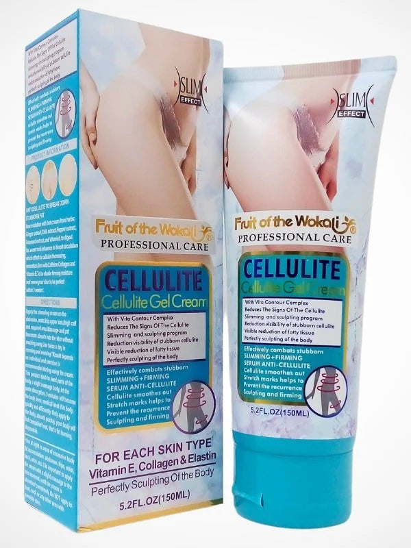 Fruit of Wokali Cellulite Gel Cream 150ML - Unwanted Fat Burning Cream
