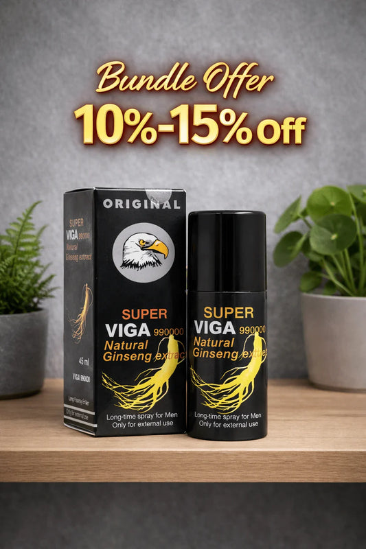Viga 990000 Delay Spray Deal Pack - 3 or 5 Pack Ginseng Formula
